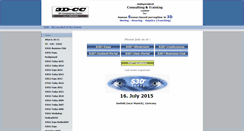 Desktop Screenshot of 3dcc.eu